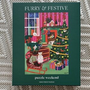 Puzzle Weekend- Furry & Festive 1000 Piece Puzzle